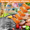 Lyfengdeam Chicken Wing BBQ Fork, Metal Grilling Rails, Wing Rails