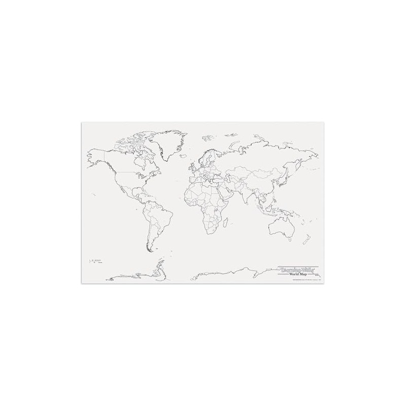 GIANT WORLD MAP 48IN X 72IN