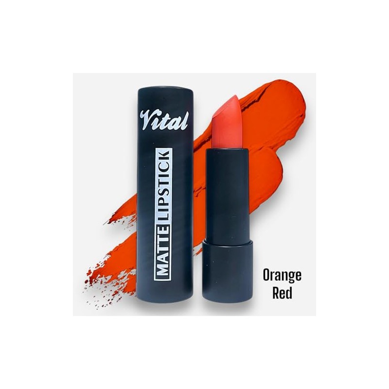 Vital Horizon Matte Lipstick – 27 Rich Shades – Long-Lasting,