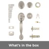 Kwikset Dakota Front Door Lock Handle and Deadbolt Set, Entry
