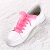 Allegra K Shoelaces, Transparent Clear Ribbon, Flat Laces, Fashionable, Width