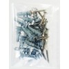 WAKI Wall Lock DX Bag 3-Pack, St Tapping Plate with