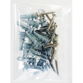 WAKI Wall Lock DX Bag 3-Pack, St Tapping Plate with 4 X 25 mm 14 Pieces