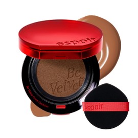 espoir [NEW] Be Velvet Cushion Foundation | Quick and Easy Coverage with Long-lasting Color by Zero Oxidation (#42 Hazel, 0.46 Ounce (Pack of 1))