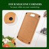 Kikcoin Wood Cutting Board, Cutting Boards for Kitchen Dishwasher Safe