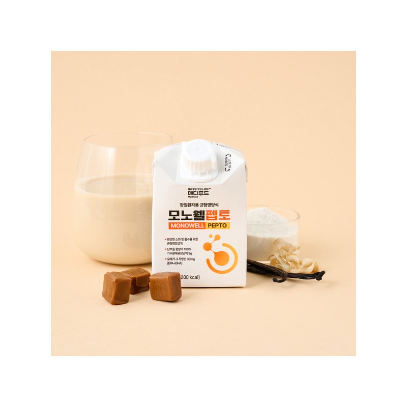(한국메디칼푸드)모노웰 펩토 (200mLx24팩) (Korea Medical Food) Monowell Pepto (200mL x
