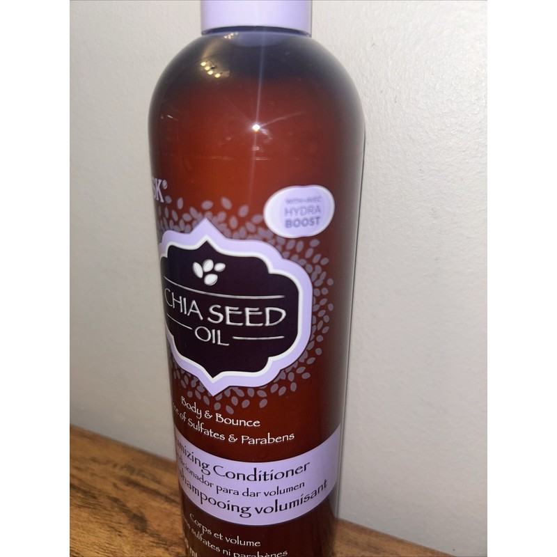 Hask 4 Bottles, Hask Volumizing Conditioner Chia Seed Oil w/