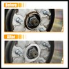 Hihaha 4pcs OD 106.1mm to ID 78.1mm Aluminum Alloy Car