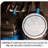 HTJYMY 2 Pack Replacement Motor Gasket Aquarium, Black - Compatible