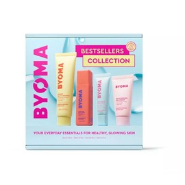 BYOMA Bestsellers Collection Kit, Limpiador Cremoso, Tónico Lechoso, Sérum y Crema Gel Hidratante, 4 Piezas                                           