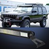 Nilight 2PCS 52 inch Curved LED Light Bar Bracket at