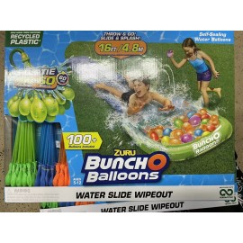 ZURU Bunch O Balloons Water Slide Wipeout 100+ Water Balloons  Ages 5-12