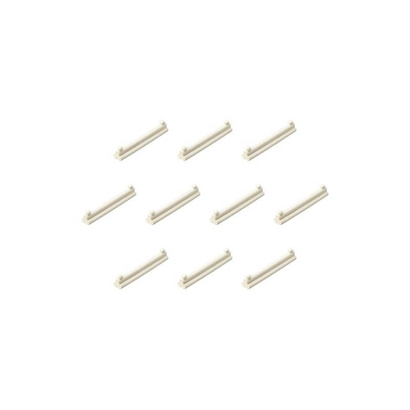 10個セット 白マット丸太スプーンレスト [ 11×1.8㎝ ] | 箸置 セトモノホンポ(Setomonohonpo)