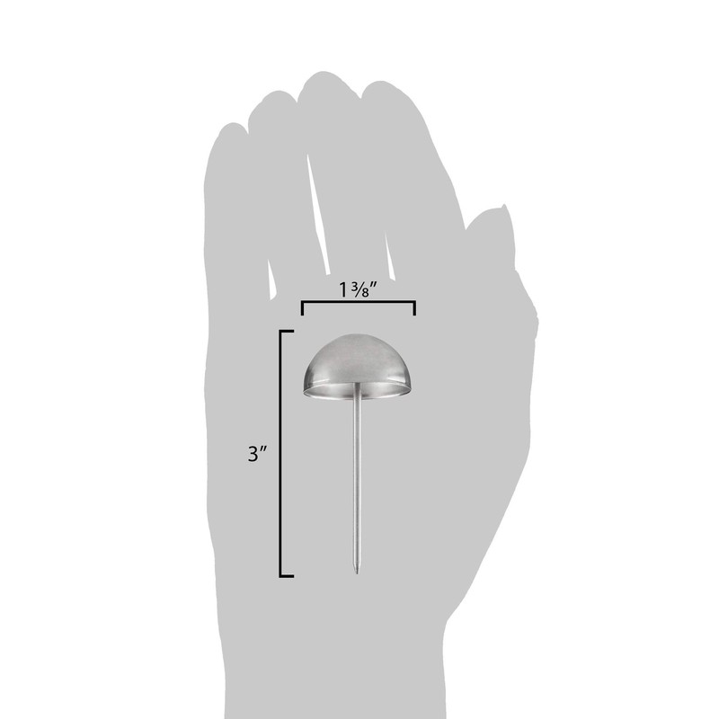 Ateco Flower Nail: Hemisphere, 1-3/8" Diameter, for Dahlia or Small