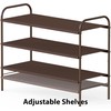 Simple Houseware 3-Tier Shoe Rack Storage Organizer, Bronze – Space-Saving