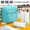 Mini Thermal Printer for Stickers - Portable Thermal Printer Mini
