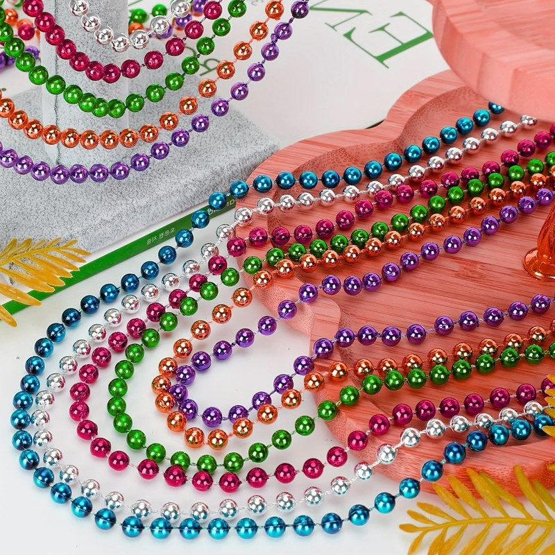 Trimming Shop 9 Metres Shiny Bead Garland for Christmas Tree