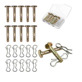 Snowblower Shear Pin and Cotter Pin Kit, 20 pcs – Fits MTD Troy-Bilt Models, Includes 738-04124, 738-04124A, and 714-04040