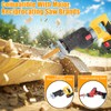 Lothee 50 Pack 6tpi Reciprocating Saw Blade Bulk Taper-Back Bi-Metal