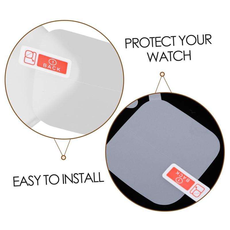 COHEALI 1set Seamless Smartwatch Protective Film for Tpu Screen Protector