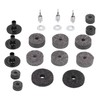 21Pcs Cymbal Felt Clutch Bracket Tube Drum Accessory with Stainless