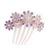 Riggle Hair Accessory, Hair Comb, Sparkling, Hair Ornament, Flower Type