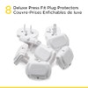 Safety 1st Deluxe - Enchufes de salida a presión, 8