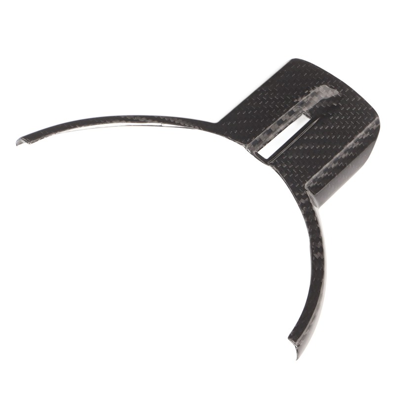 Car Steering Wheel Trim Genuine Carbon Fiber Interior Decoration Replacement
