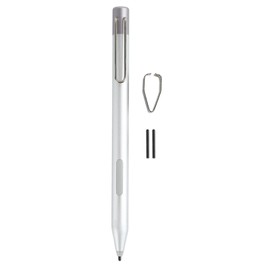 Stylus Pen 4096 Levels Pressure Sensitivity Digital Capacitive Stylus for Surface Pro 6 5 4 3 Go Book Laptop Studio Silver