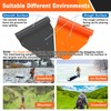 Bayattoo Heavy Duty Drag Sled Mat-Thickened Tear-Resistant HDPE with Pull