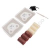 Latch Hook Kit Cup Coaster DIY Set Lovely Bear Pattern