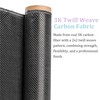 Coynurex 4.2ft x12in Carbon Fiber Fabric Roll – 3K Twill