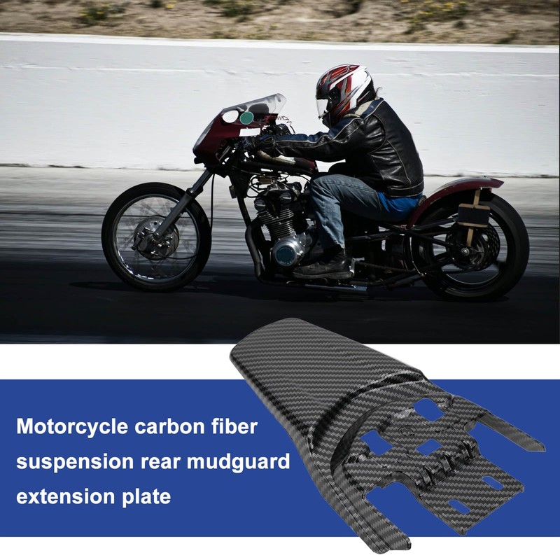 LT Easiyl 1 x carbon fibre motorcycle mudguard, mud flap,