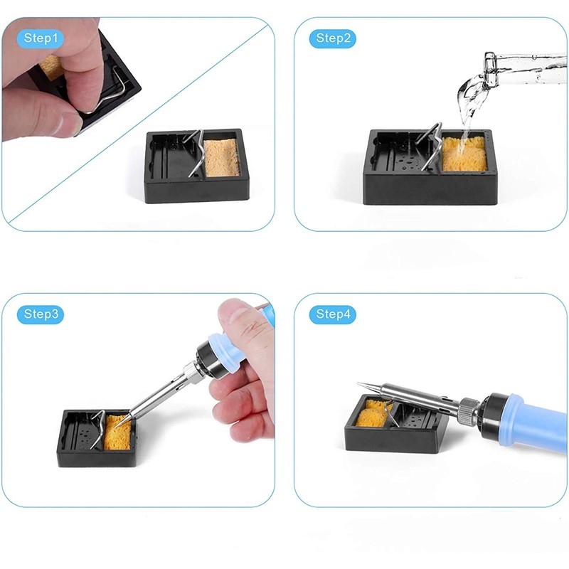SREMTCH Soldering Iron Set with LCD Screen, 80W Soldering Iron,
