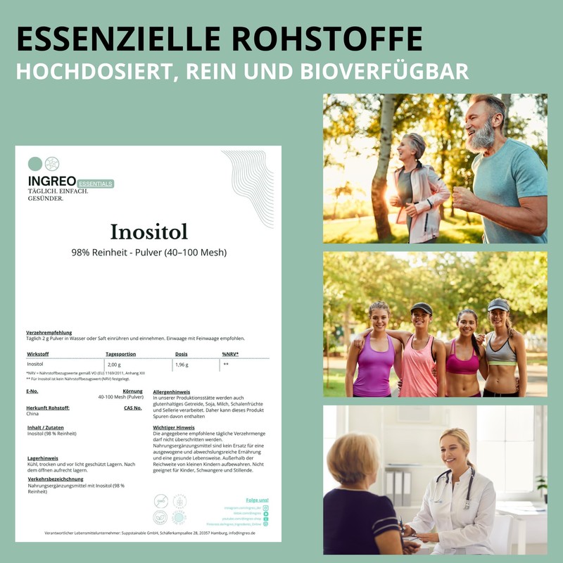200 g | Inositol Powder | Myo-Inositol | 98% Purity
