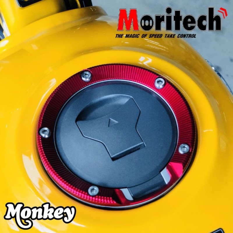 MORITECH Honda Monkey 125 Gas Tank Cap Cover/Fuel Lid Cover