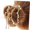 Beavorty Lily Valley Flower Metal Hair Claw Clip Nonslip Barrette