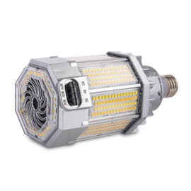 Light Efficient Design LED-8024E345-G7-FW LED Post Light Top - Wattage Selectable 35W, 45W, 60W, 120-277V, Color Selectable 3000K, 4000K, 5000K, Dimmable, E26 Base, 80 CRI, 5140-8870 Lumens