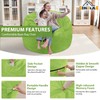 SIMFLAG 3Ft Bean Bag Chair, Memory Foam Filling Bean Bag