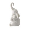 4" Good Luck Elephant with Raised Trunk Statue