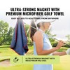 Stripebird - Magnetic Golf Towel (Blue) - Microfiber Golf Towel