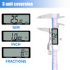 Digital Caliper, Vernier Caliper Measuring Tool with Stainless Steel, Electronic