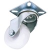 Draper 65492 50mm Dia. Swivel Plate Fixing Nylon Wheel-S.W.L. 50Kg
