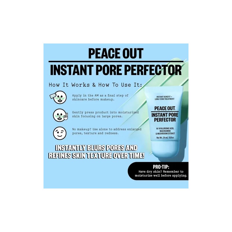 Peace Out Skincare - Perfeccionador Instantáneo De Poros, Im