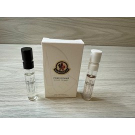 Moncler 2pc Moncler Pour Homme & Pour Femme EDP Sample Spray Set .06oz 2ml Ea New in Box