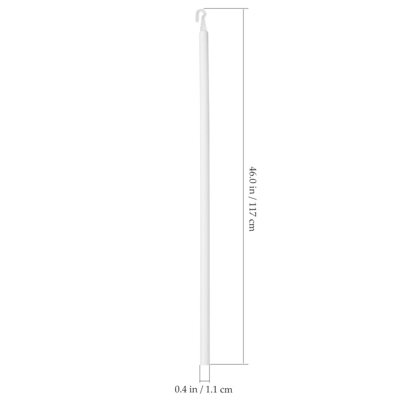 Cabilock Detachable Blind Rods Wand Vertical Replacement with Hook,46Blinds Handle