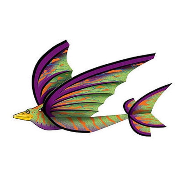 X-Kites Flexwing 3-d Nylon 25-inches Glider Pterodactyl