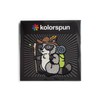 Kolorspun Raccoon Hiker Patch - Iron On Embroidered Patch