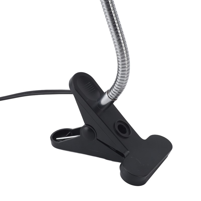 Reptile Heat Lamp Fixture Adjustable Rotate Clamp for Pet Heating