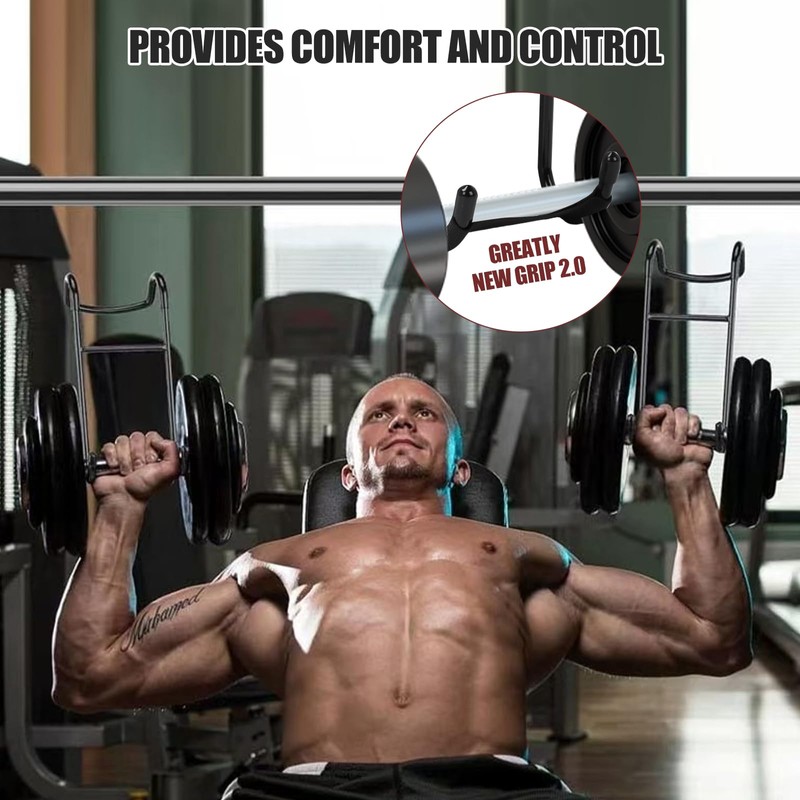 Pack of 2 Dumbbell Hooks, Dumbbell Spotter Hooks, Dumbbell Spotter